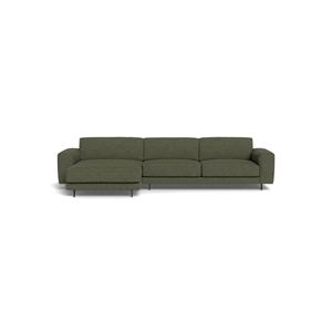 FURNINOVA - SAMBA DAY STD. - CHAISELONG SOFA - STOF: MAKALU FOREST - MÅL: 163 X 314 CM. - VENSTREVENDT